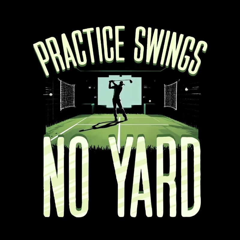 Simulateur de golf, swings d’entraînement sans yard