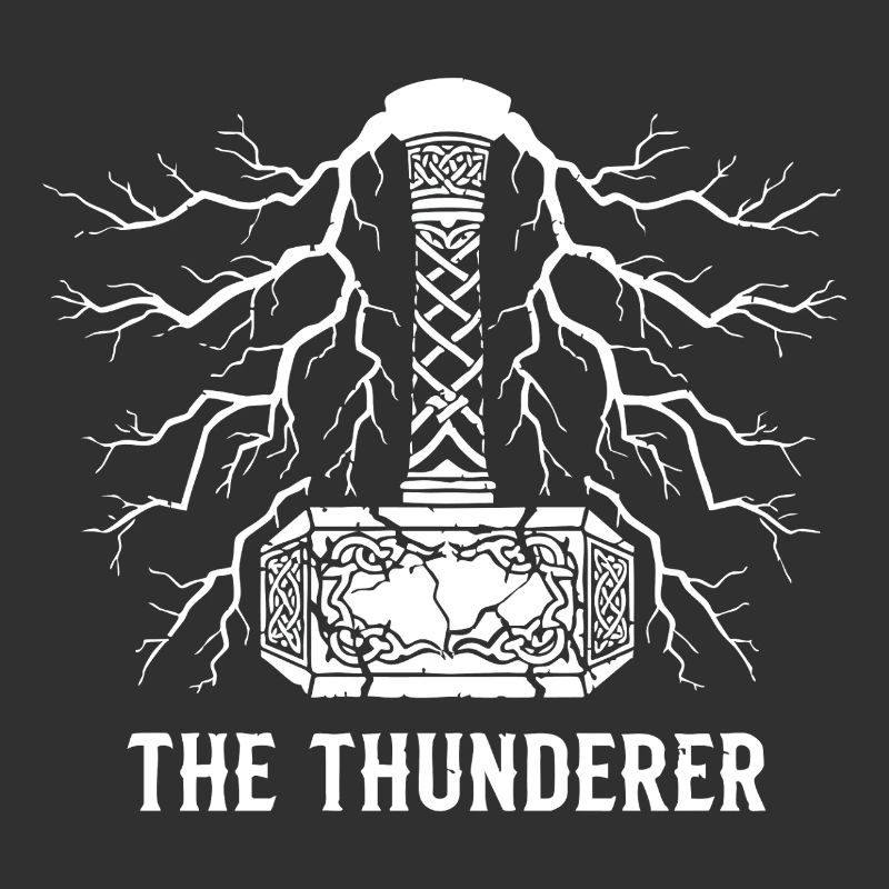 Der Donnerer Thors Hammer Mjölnir Blitz