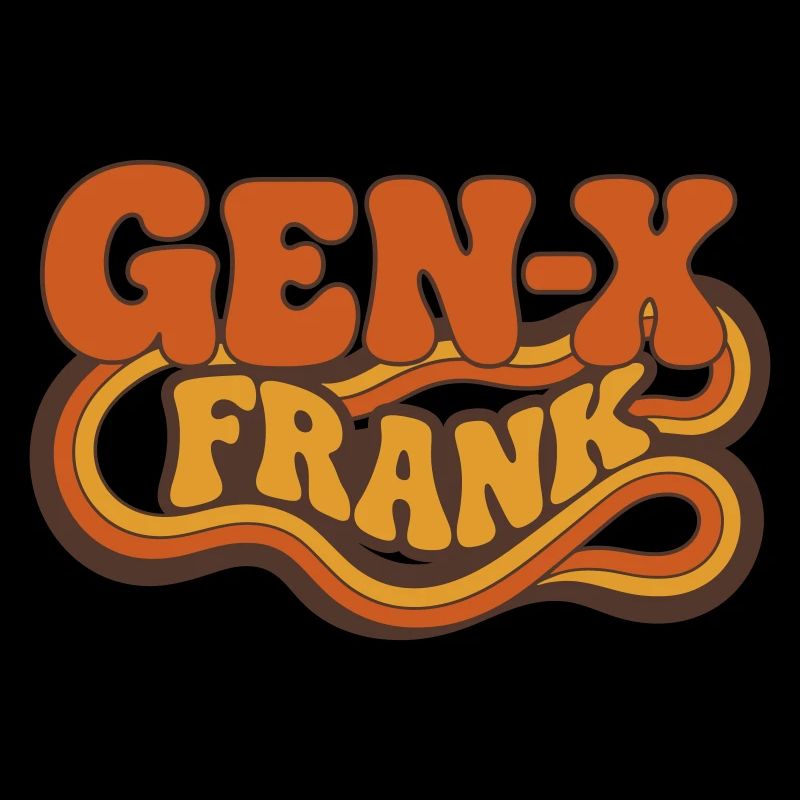 Gen-X Frank Retro Logo