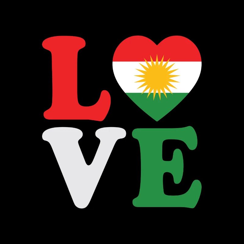 Kurdistan Flagge Bakur Bashur Rojava Rojhlt Newroz