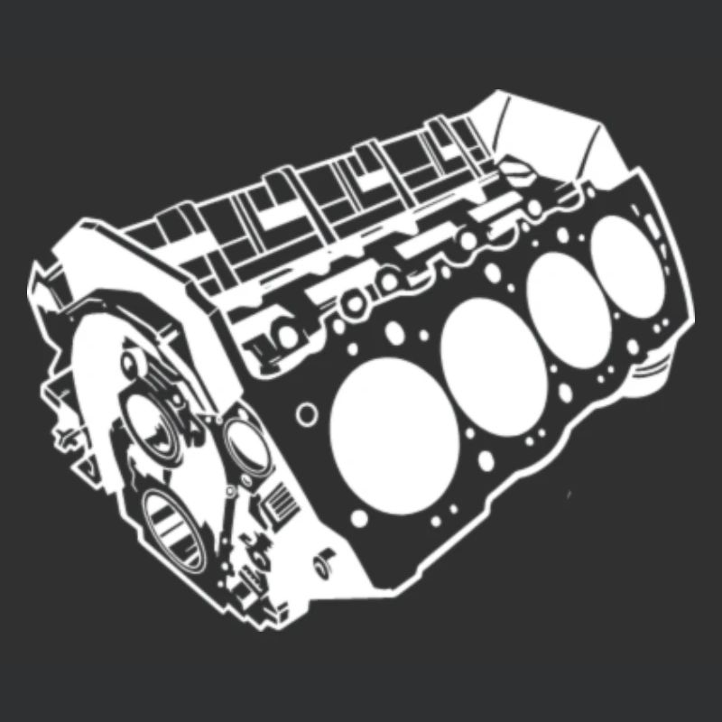 V8 eight cylinder engine machine mechanic car