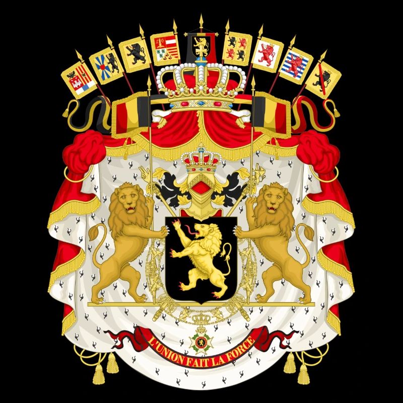 Belgien Wappen als Abzeichen