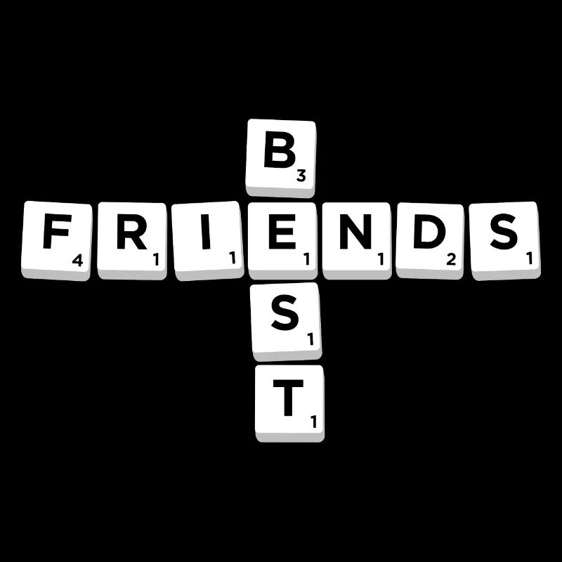 Scrabble Best Friends Buchstabenplättchen