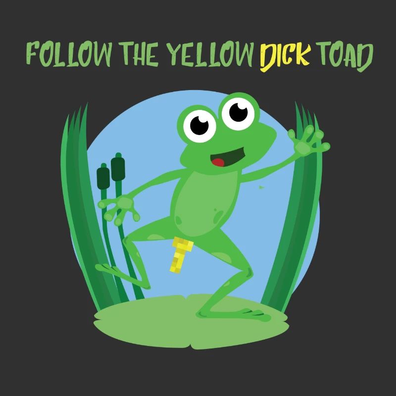 Follow the yellow dick toad