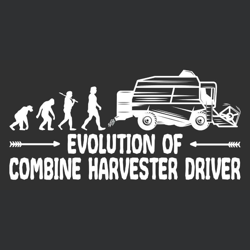 Combine Grain Farmer Evolution Funny