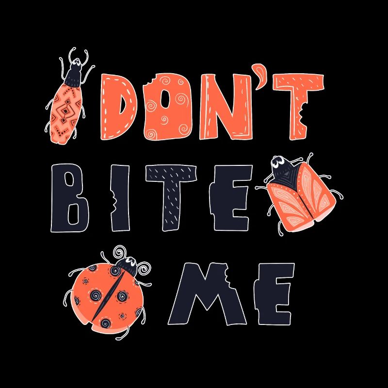 Don't Bite Me Cute Beetle ladybug