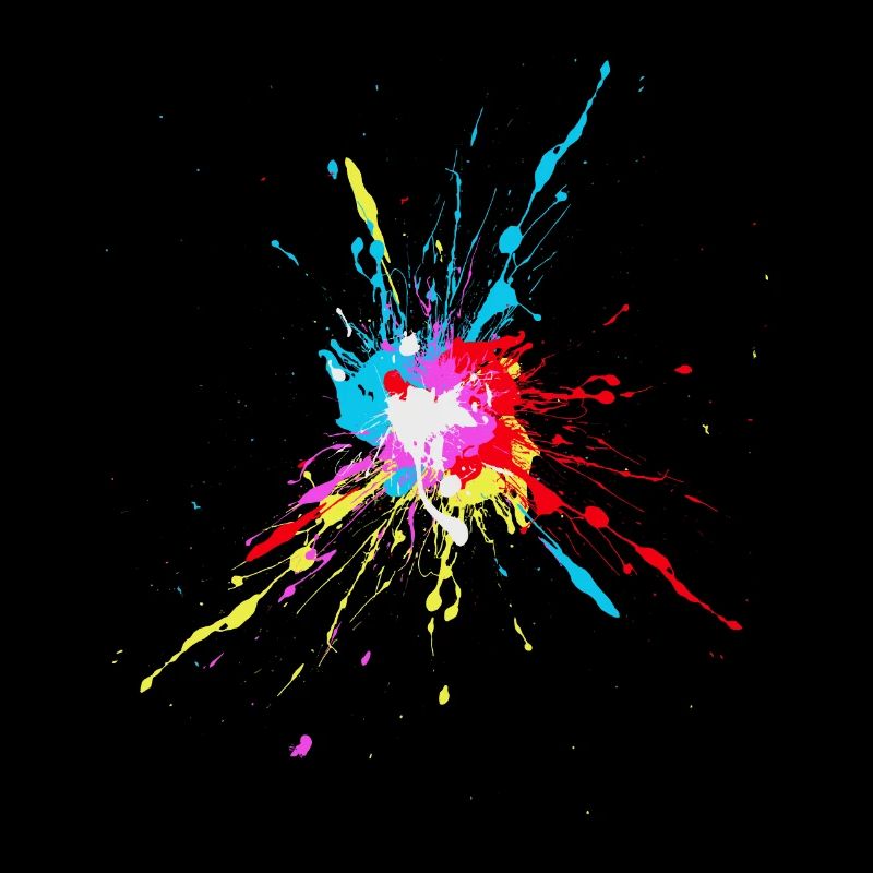 Farbspritzer Farbkleckse bunt cool fun Farbe