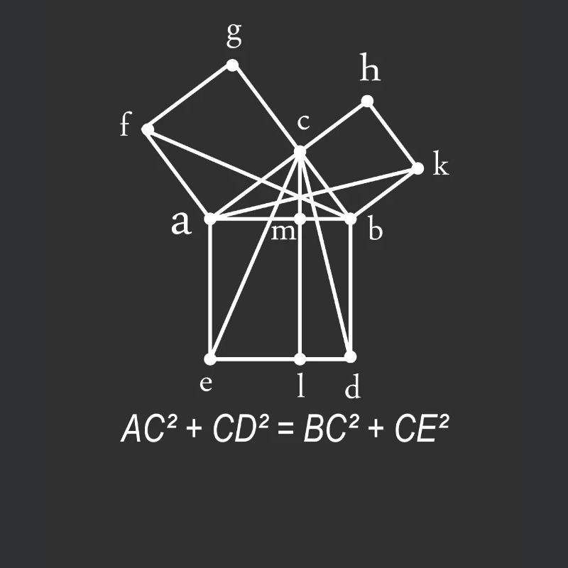 Satz des Pythagoras Mathematik Lehrer Geschenkidee