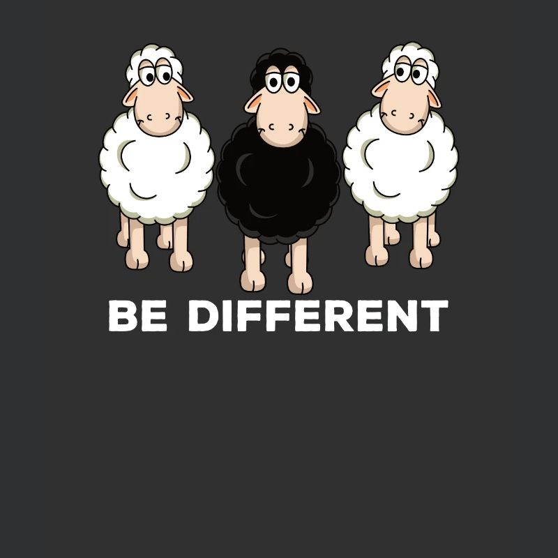 Schaf Schafe Be different Geschenk