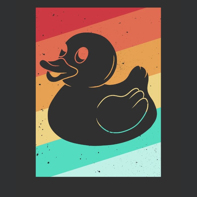 Rubber duck rubber duck bathing duck retro