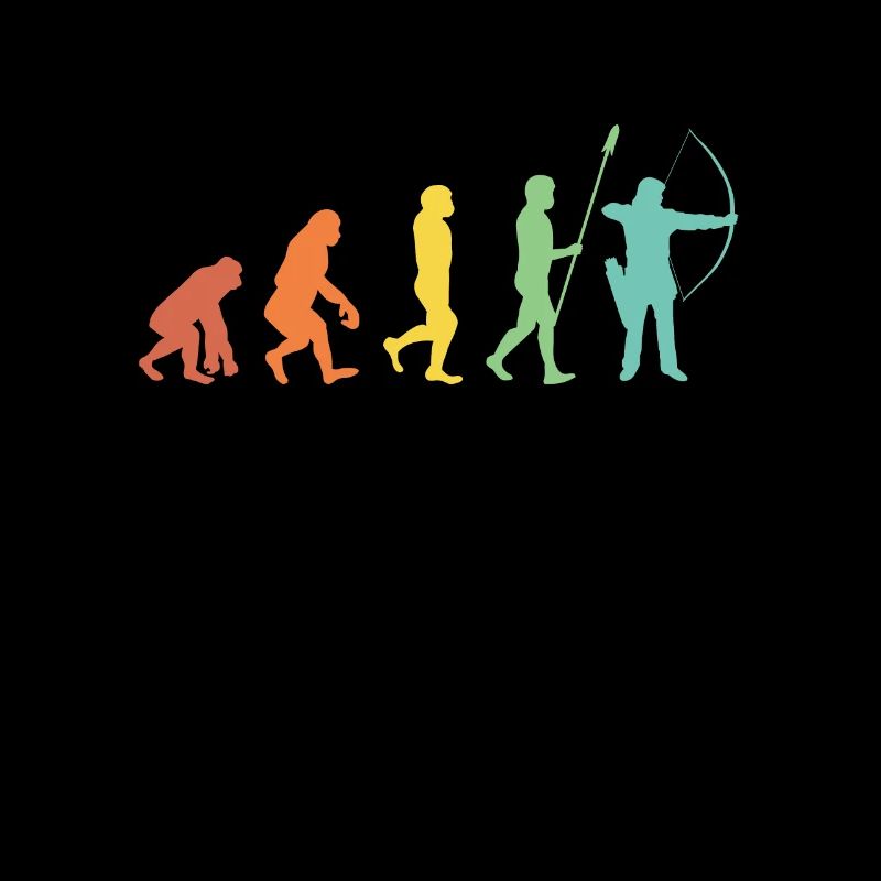 Evolution Bogenschießen Bogenschütze Pfeil Bogen