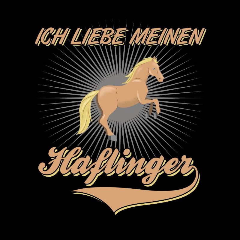 Haflinger Pferde Pferd Ich Liebe Meinen Haflinger