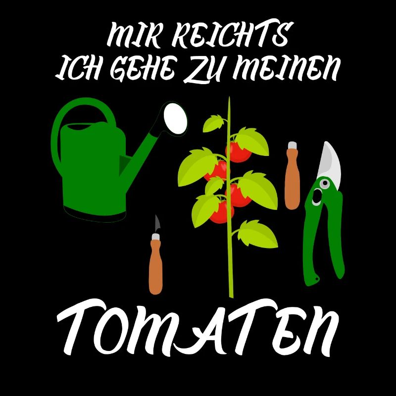 Tomaten und Tomate Spruch
