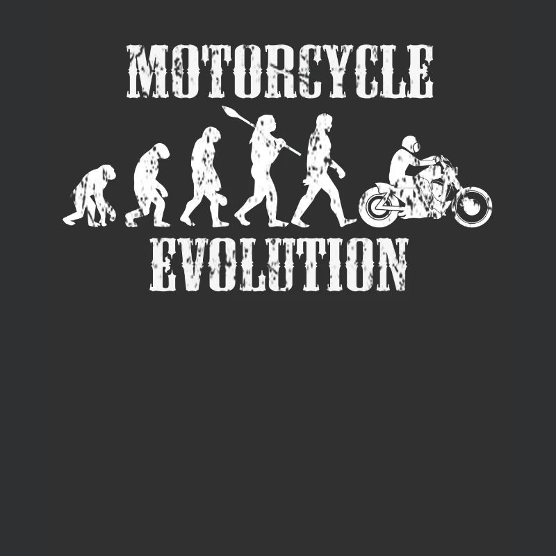 Evolution Biker Motorrad Geschenk
