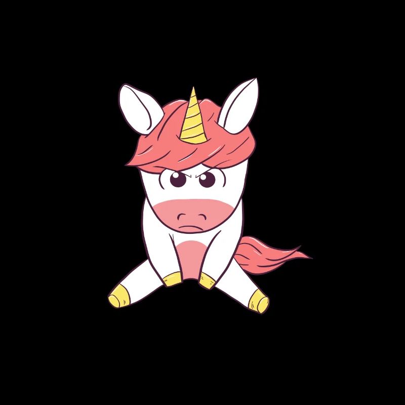 Angry Unicorn Wütendes Einhorn