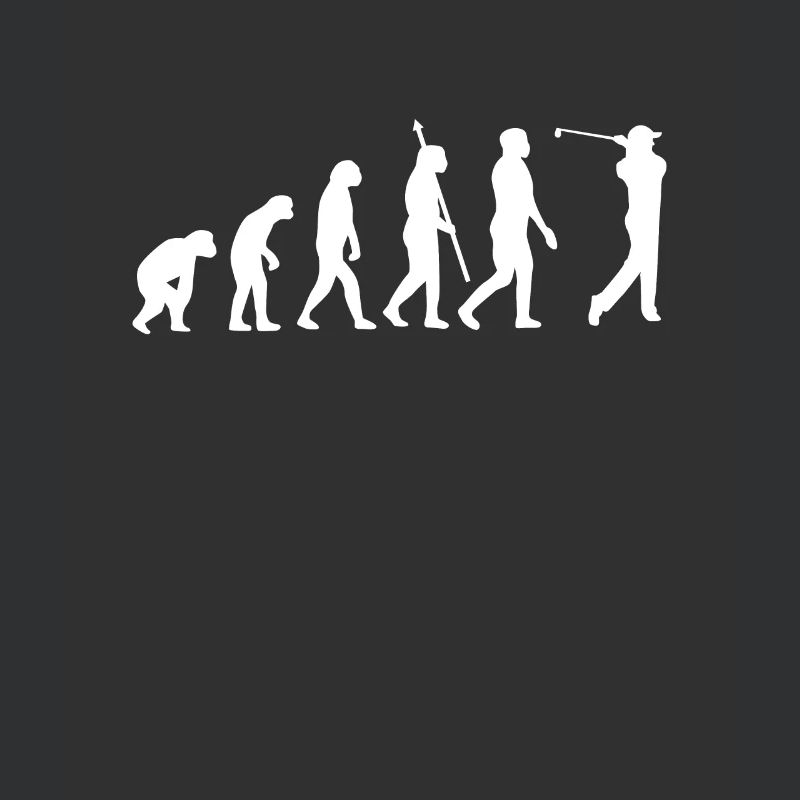 Golfer Golf Evolution Golfing Golfer Gift