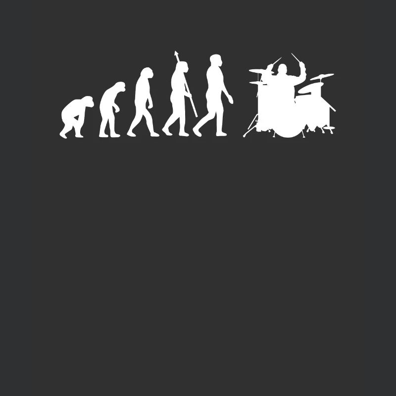 Schlagzeuger Evolution Entwicklung Schlagzeug