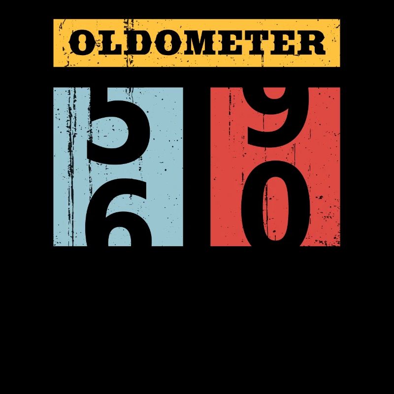 Oldometer 59-60 60th Birthday 60 Retro Gift
