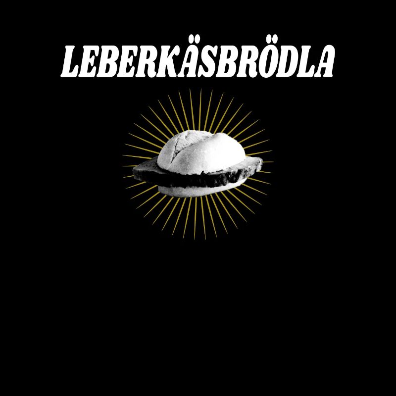 Leberkäse Brötchen Lustiges Franken Geschenk