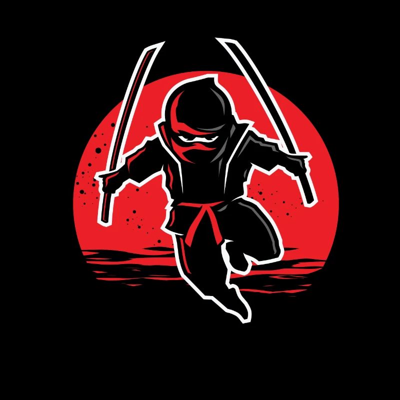 Ninja Japan arts martiaux épée combattant cadeau