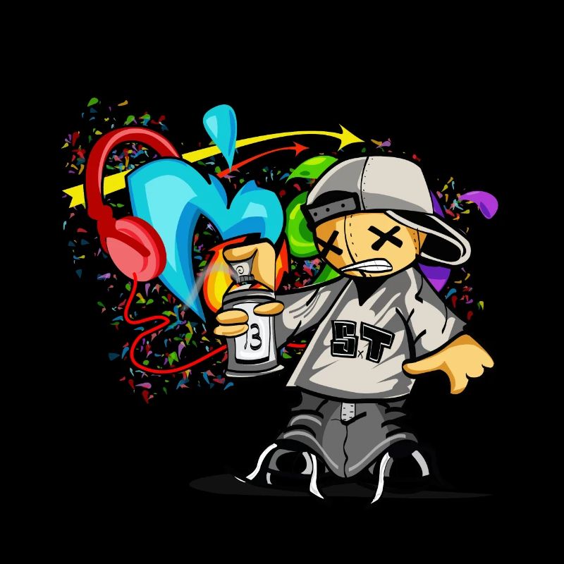graffiti music sprayer