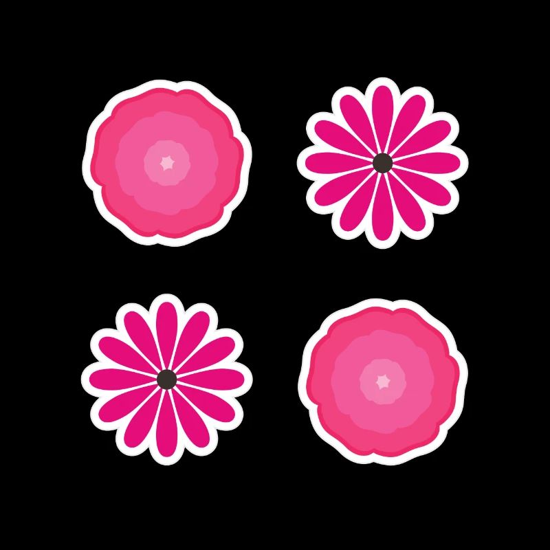 Bavoir Flower Pack Rose
