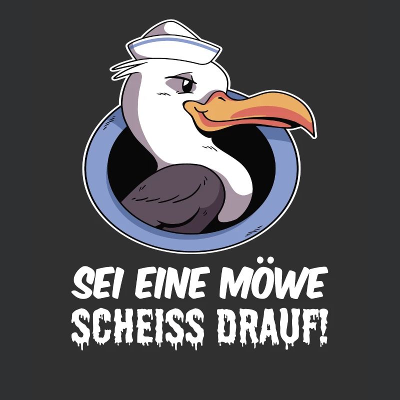 Sei eine Möwe scheiss drauf