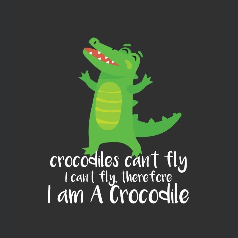 crocodiles can't fly