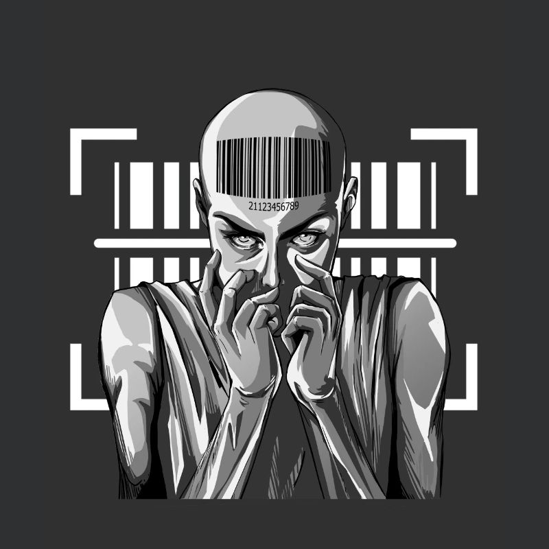 Barcode Punk Outfit - Im System registriert