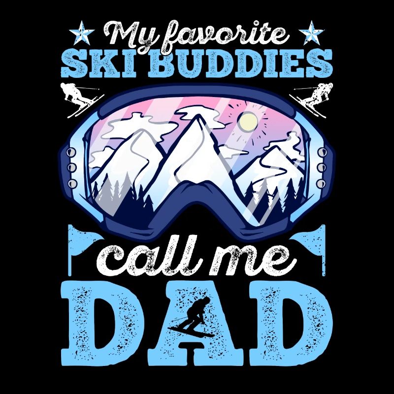 Ski Dad Dad father skiing ski instructor
