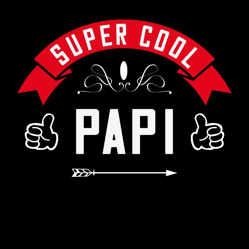 Super cool papi - T shirt papi fête grand-pères