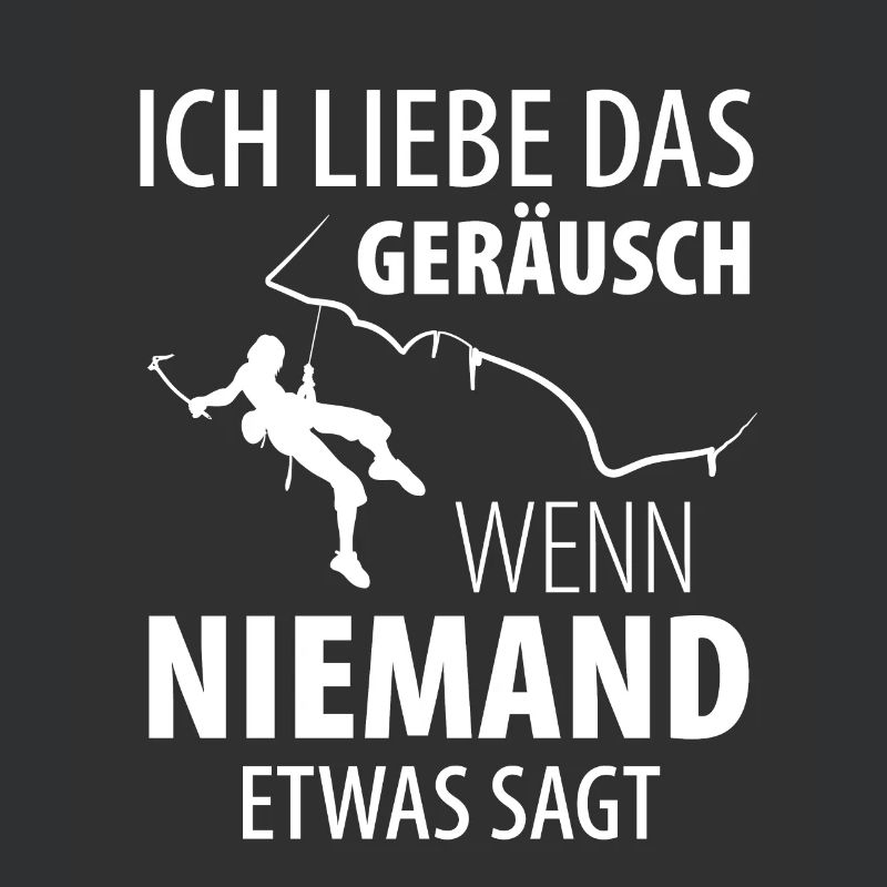 Eisklettern Eiskletterer Eispickel