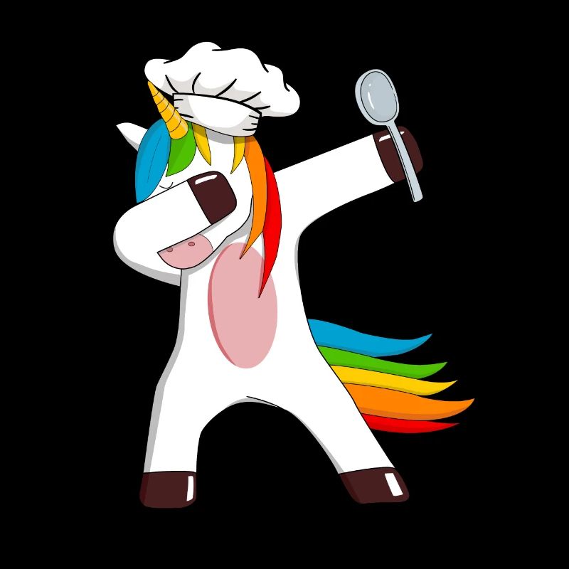 Cook Cook Hobby Chef Dabbing Unicorn Spoon