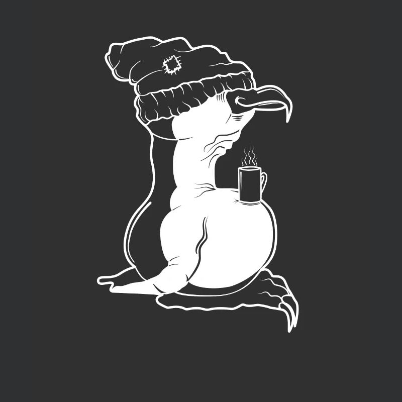 Tux Linux Penguin Coffee Break Computer Freak Nerd