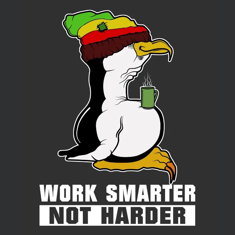 Pause café pingouin Linux Rasta Informatik PC Nerd