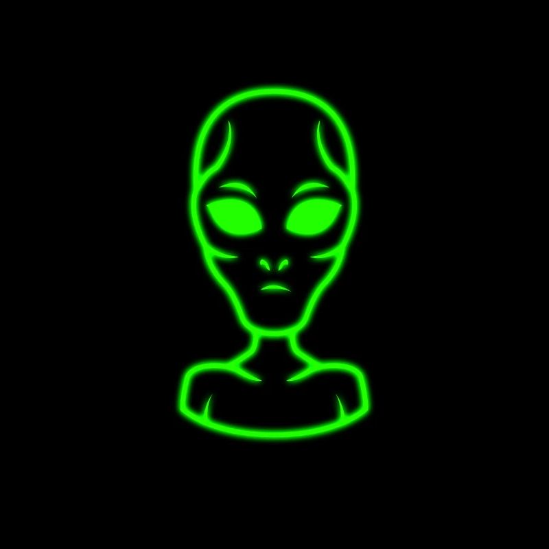 Neon alien