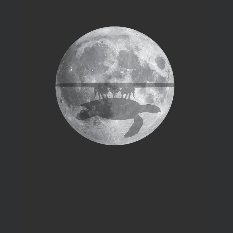 Flat Earth Theory Elephant Turtle
