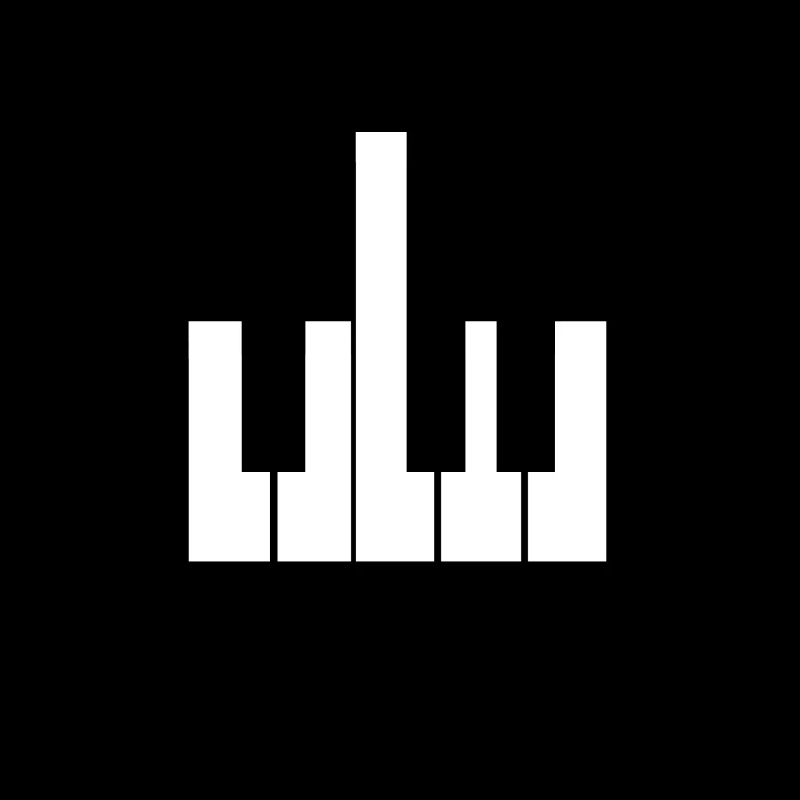 Piano middle finger gift music piano opera fun