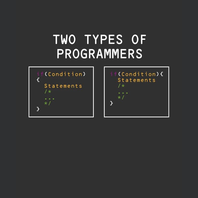 Deux types de programmeurs PHP HTML IT Developer
