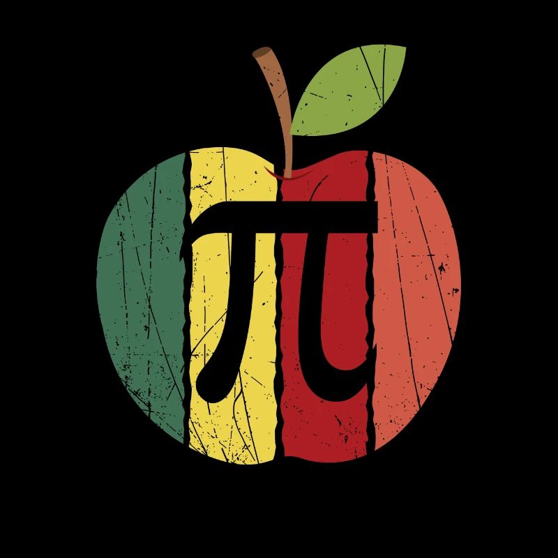 Cool Vintage Applie Pie Pi Pun Retro Bakers gift