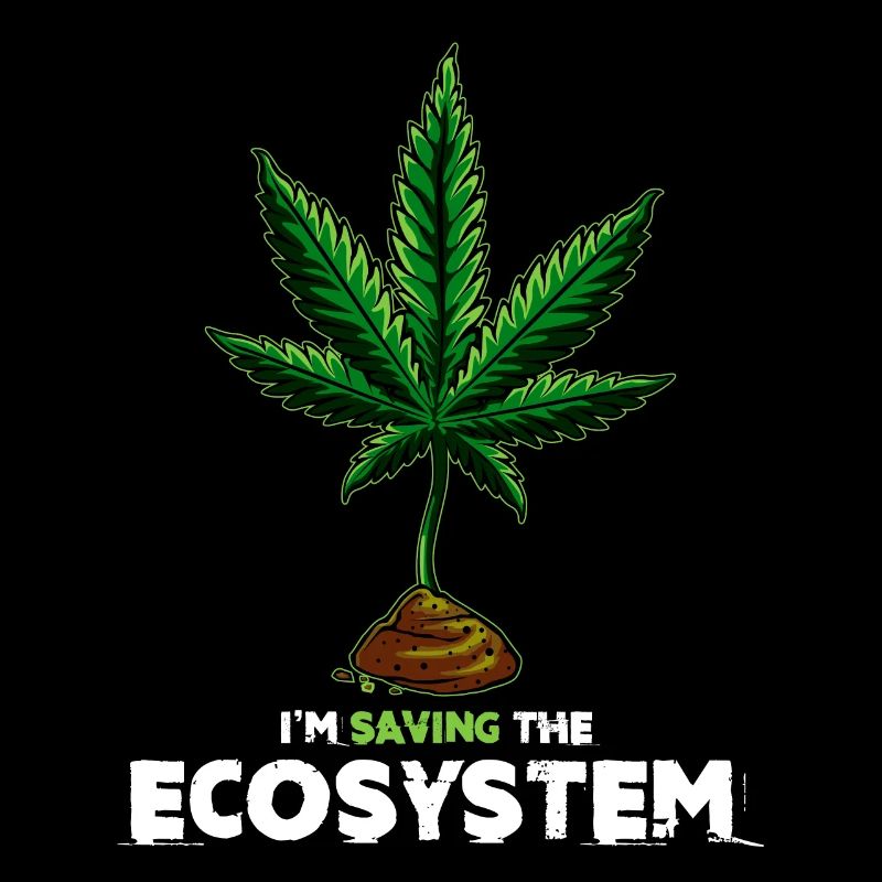 Cannabis Ganja Statement grass gift trendy