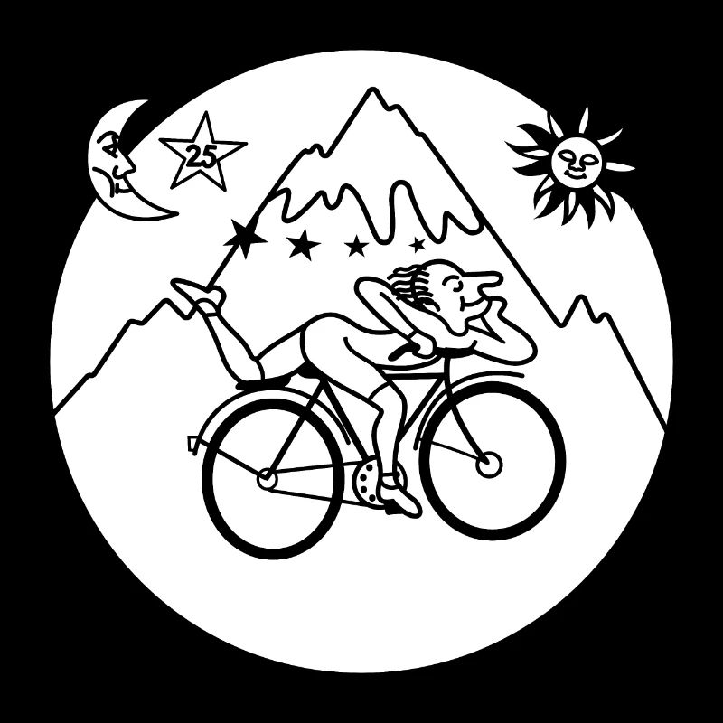 Albert Hofmann LSD 1943 Circle Black & White