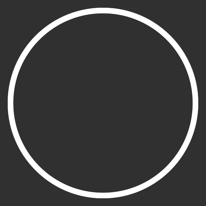 White Round Circle