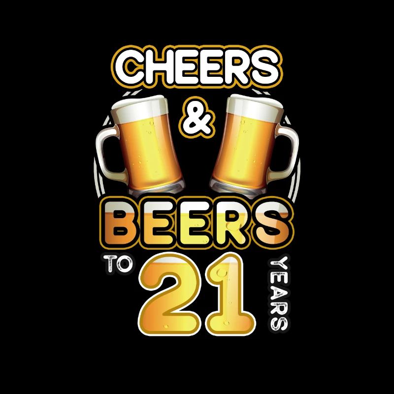 Cheers - Bières à 21 ans, tourner 21e anniversaire tee