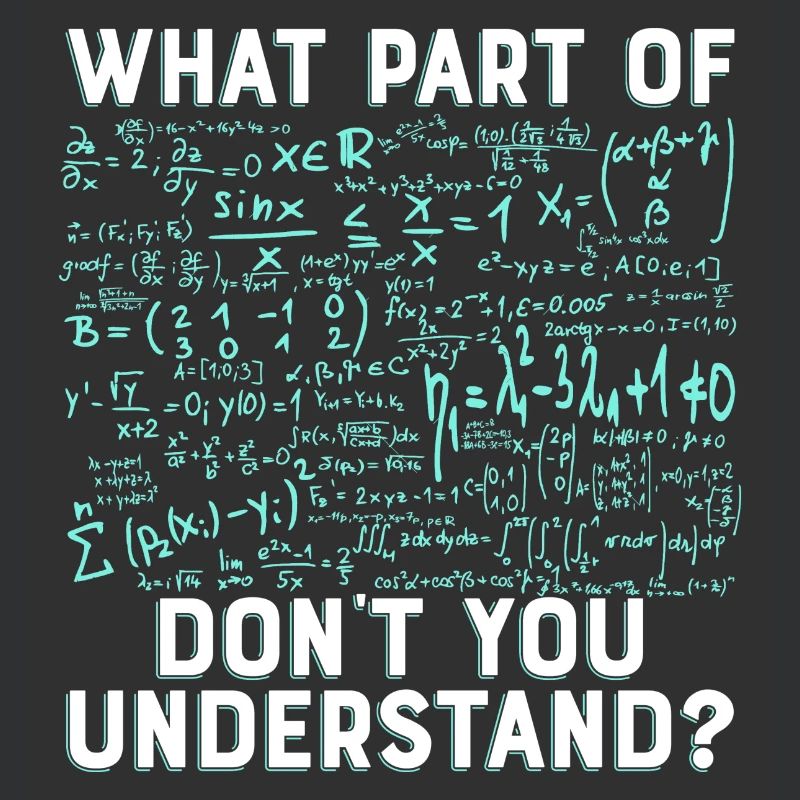 Math science complicated funny gift