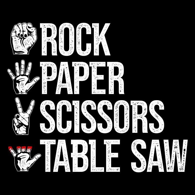 Rock Paper Scissors Table Saw