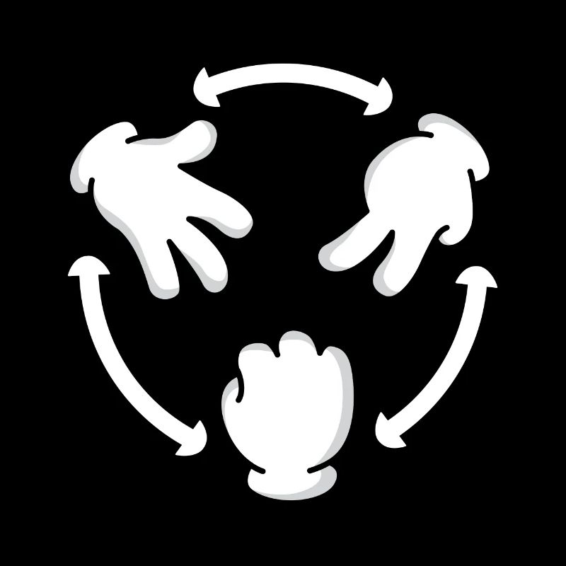 Rock Paper Scissor - Gift Scissors Stone Paper