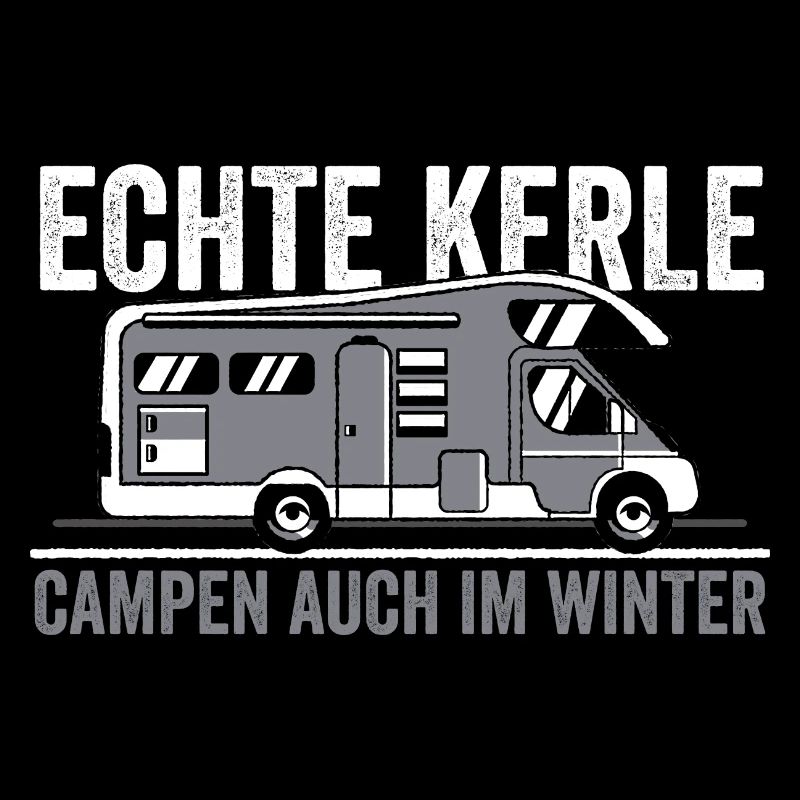 Echte Kerle Campen auch im Winter