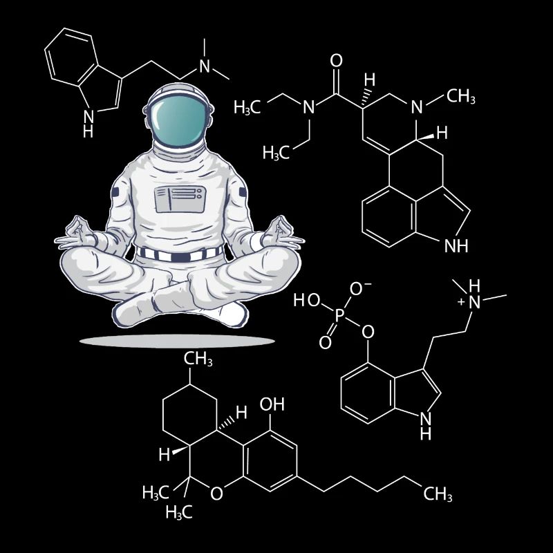 Astronaute Drogues Voyage Dans L'espace Psychonaute Espace