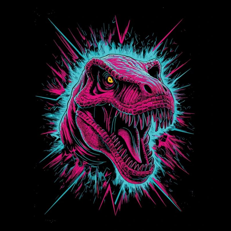Neon Dino - Urzeit trifft Zukunft